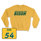 Gold Football Bison Crew X-Large / Jacob Kava | #54