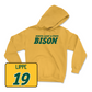 Gold Football Bison Hoodie Youth Small / Jake Lippe | #19