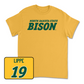 Gold Football Bison Tee Youth Small / Jake Lippe | #19