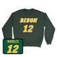 Green Men's Basketball Player Crew Youth Large / Lance Waddles | #12