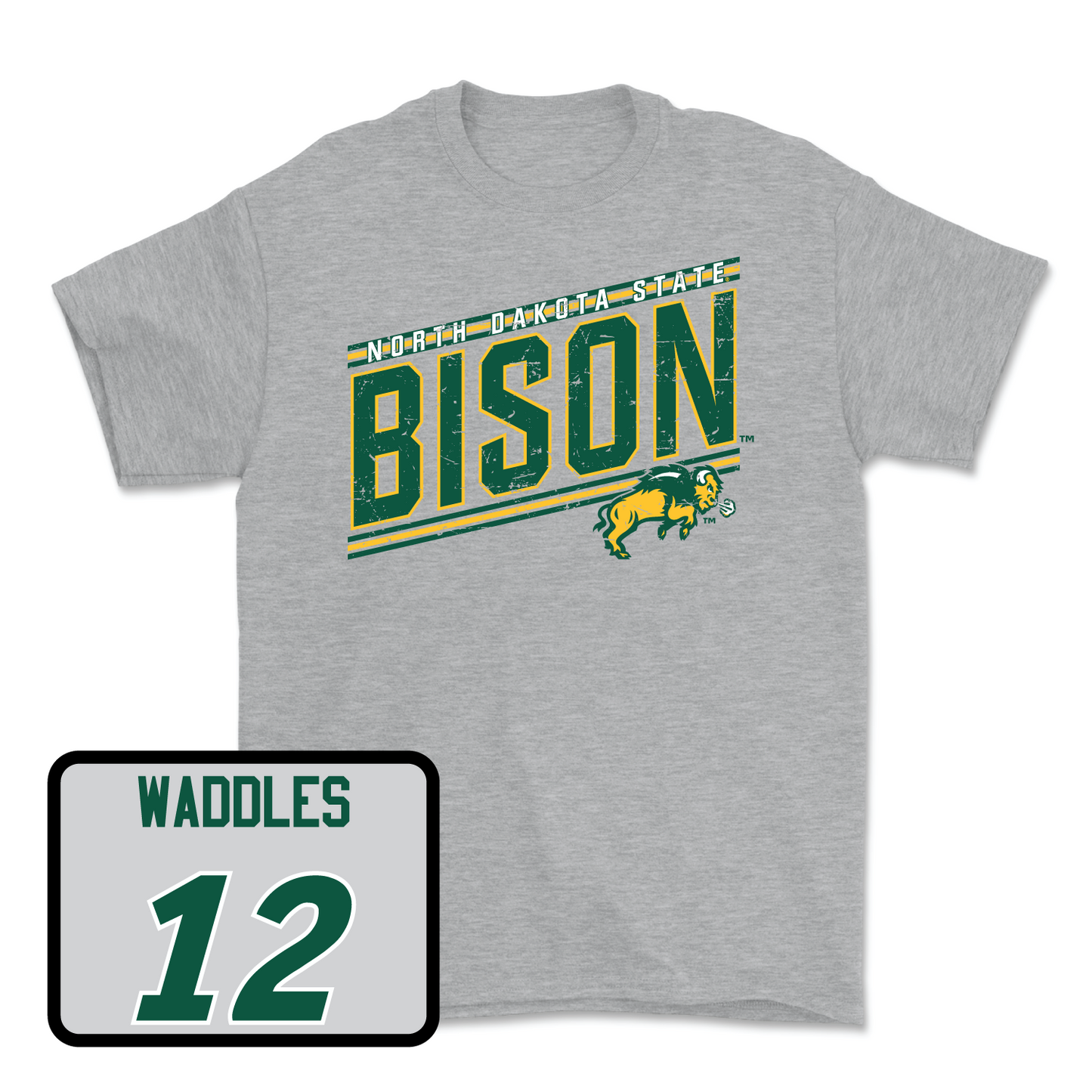 Sport Grey Men's Basketball Vintage Tee Youth Small / Lance Waddles | #12