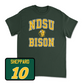 Green Football College Tee 2 Large / Marcus Sheppard | #10