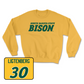 Gold Baseball Bison Crew Youth Small / Reese Ligtenberg | #30