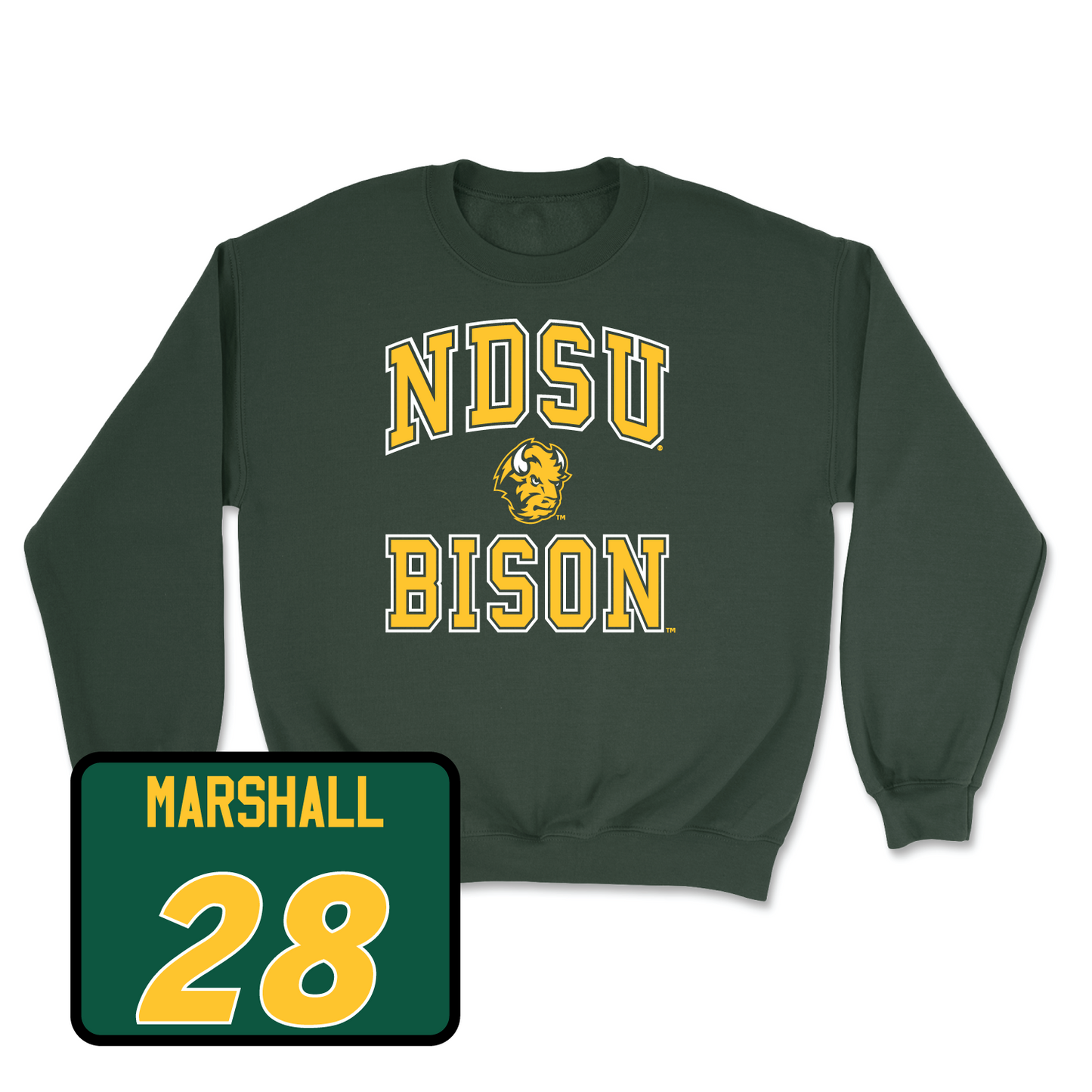 Green Football College Crew 2 Youth Large / TK Marshall | #28