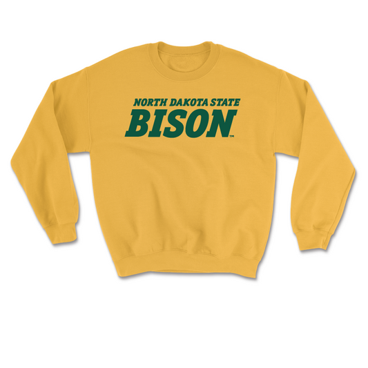 Gold Football Bison Crew  - Logan Kopp