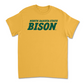 Gold Football Bison Tee  - Loshiaka Roques