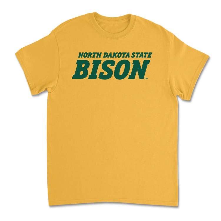 Gold Baseball Bison Tee - Skyler Riedinger