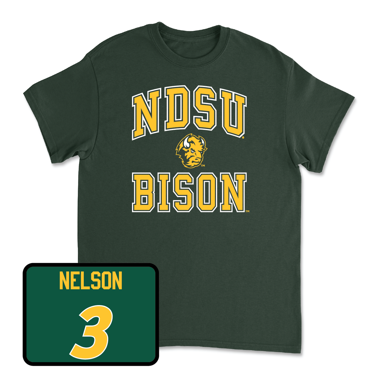 Green Football College Tee - RaJa Nelson