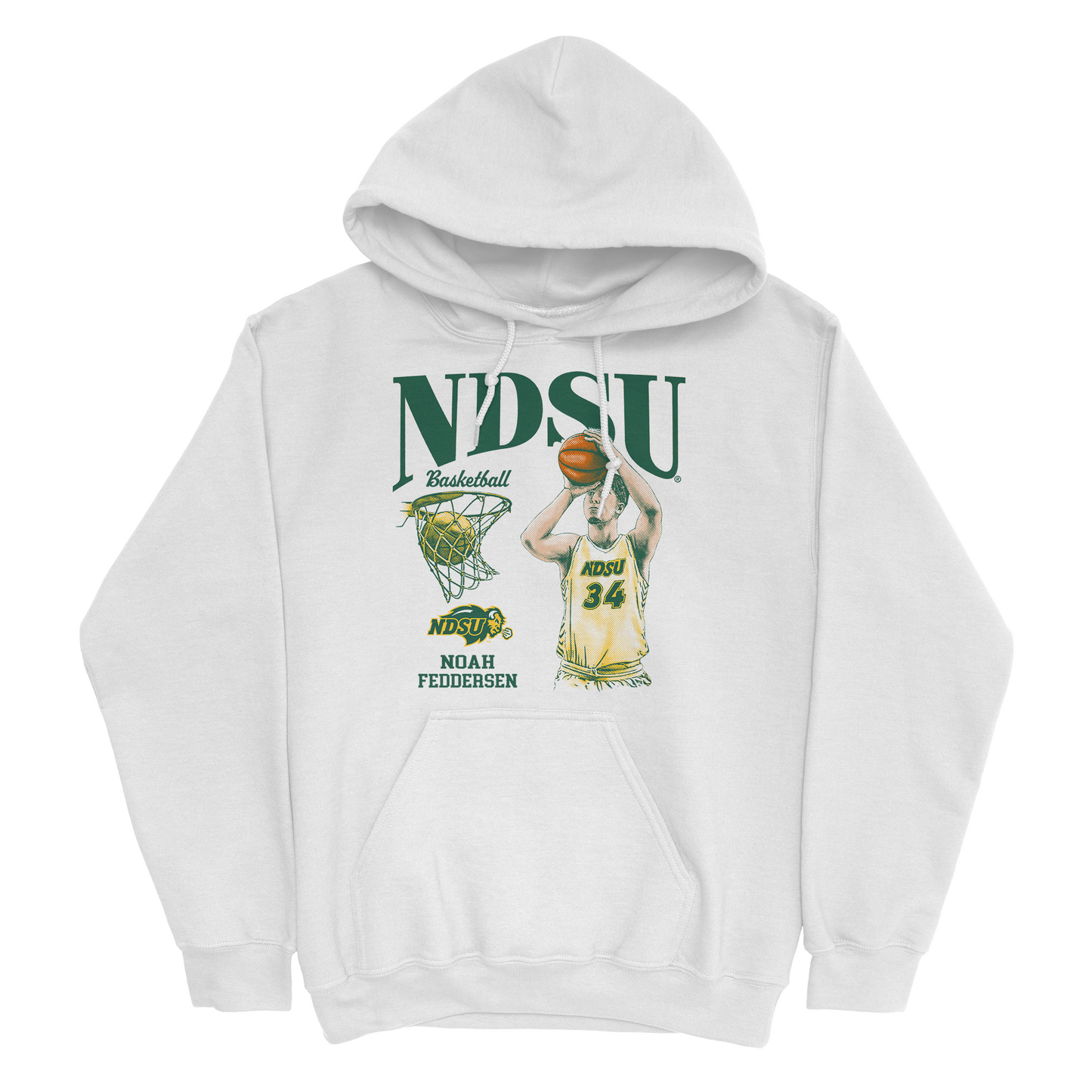 EXCLUSIVE RELEASE: Noah Feddersen Illustrated White Hoodie