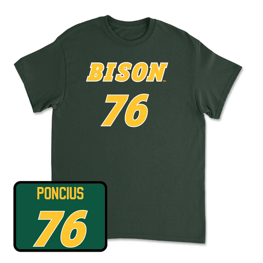 Green Football Player Tee - Hunter Poncius