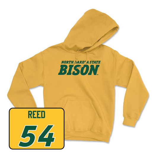 Gold Softball Bison Hoodie - Piper Reed