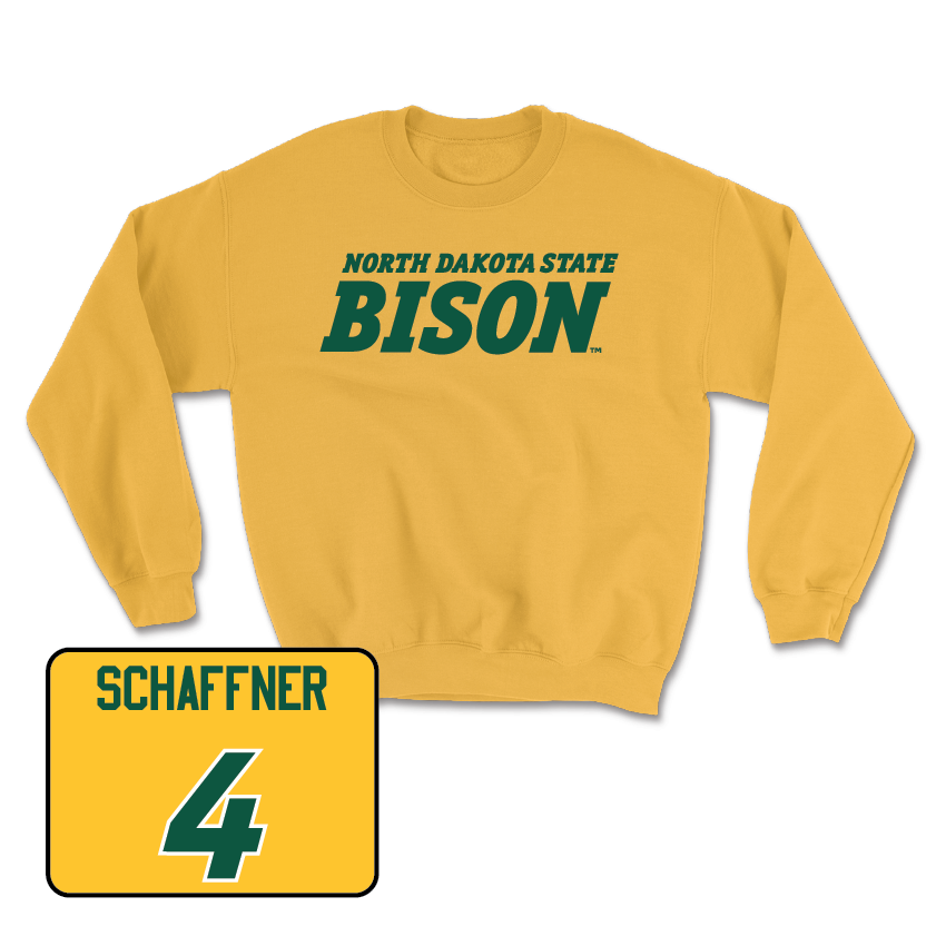 Gold Baseball Bison Crew - Jake Schaffner