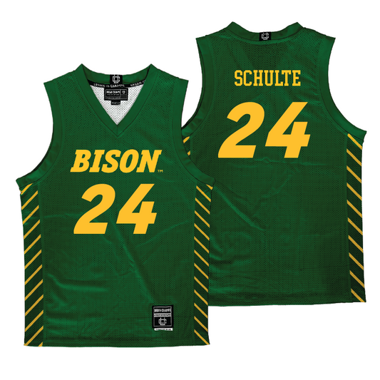 NDSU Women's Basketball Green Jersey - Abby Schulte | #24