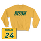 Gold Women's Basketball Bison Crew - Abby Schulte