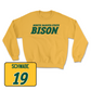 Gold Baseball Bison Crew - Cadyn Schwabe