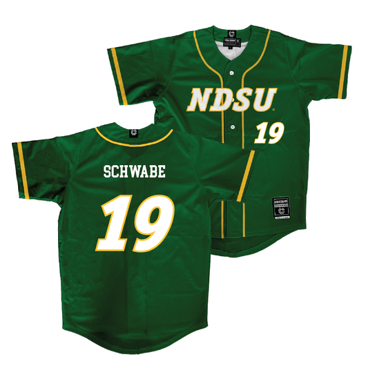 NDSU Baseball Green Jersey - Cadyn Schwabe | #19