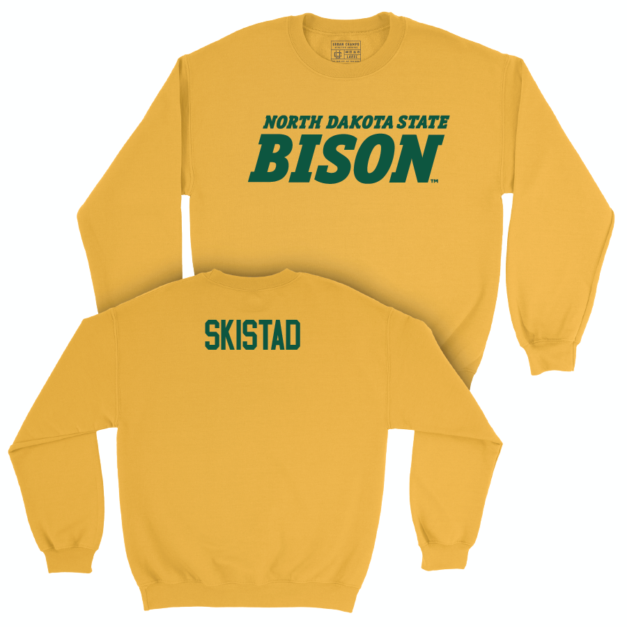 Gold Track & Field Bison Crew  - Emelia Skistad