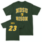 Green Men's Basketball College Tee  - Carson Smith