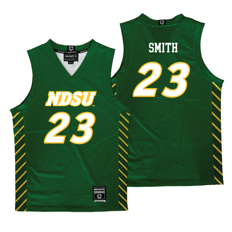 NDSU Men's Basketball Green Jersey  - Carson Smith