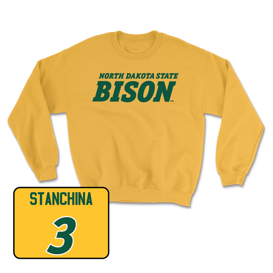 Gold Women's Soccer Bison Crew - Ava Stanchina