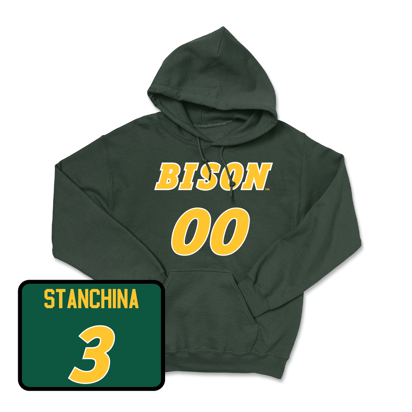 Green Women's Soccer Player Hoodie - Ava Stanchina