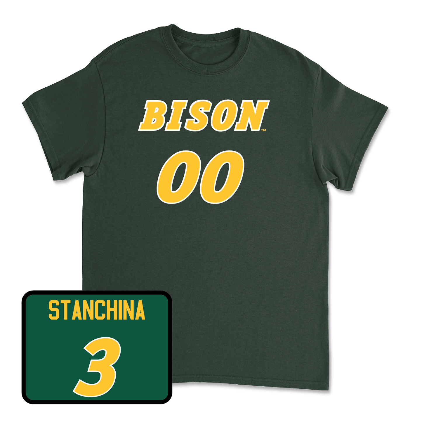 Green Women's Soccer Player Tee - Ava Stanchina