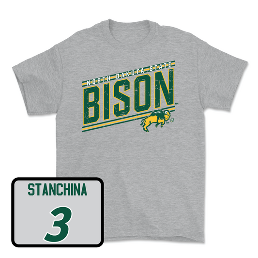 Sport Grey Women's Soccer Vintage Tee - Ava Stanchina