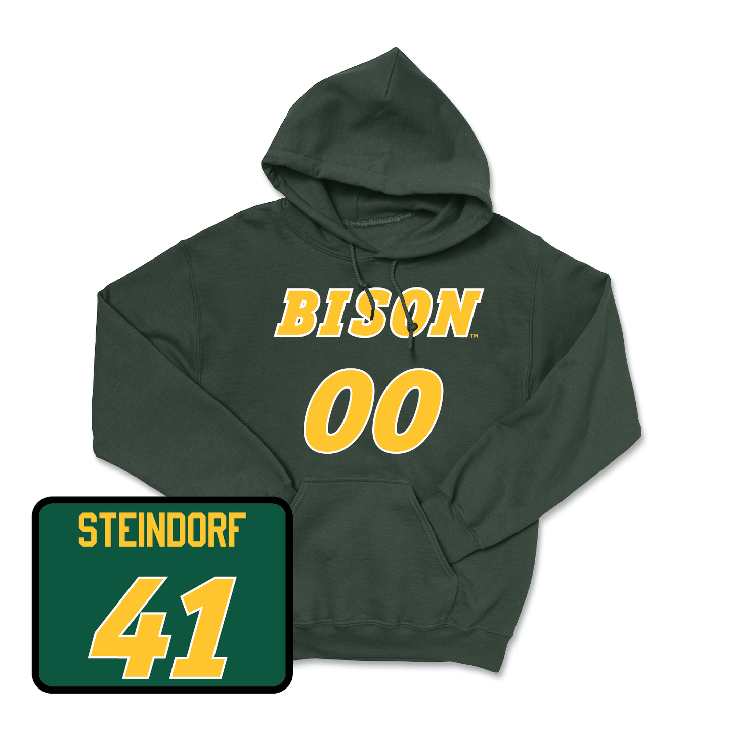 Green Football Player Hoodie - Kaedin Steindorf