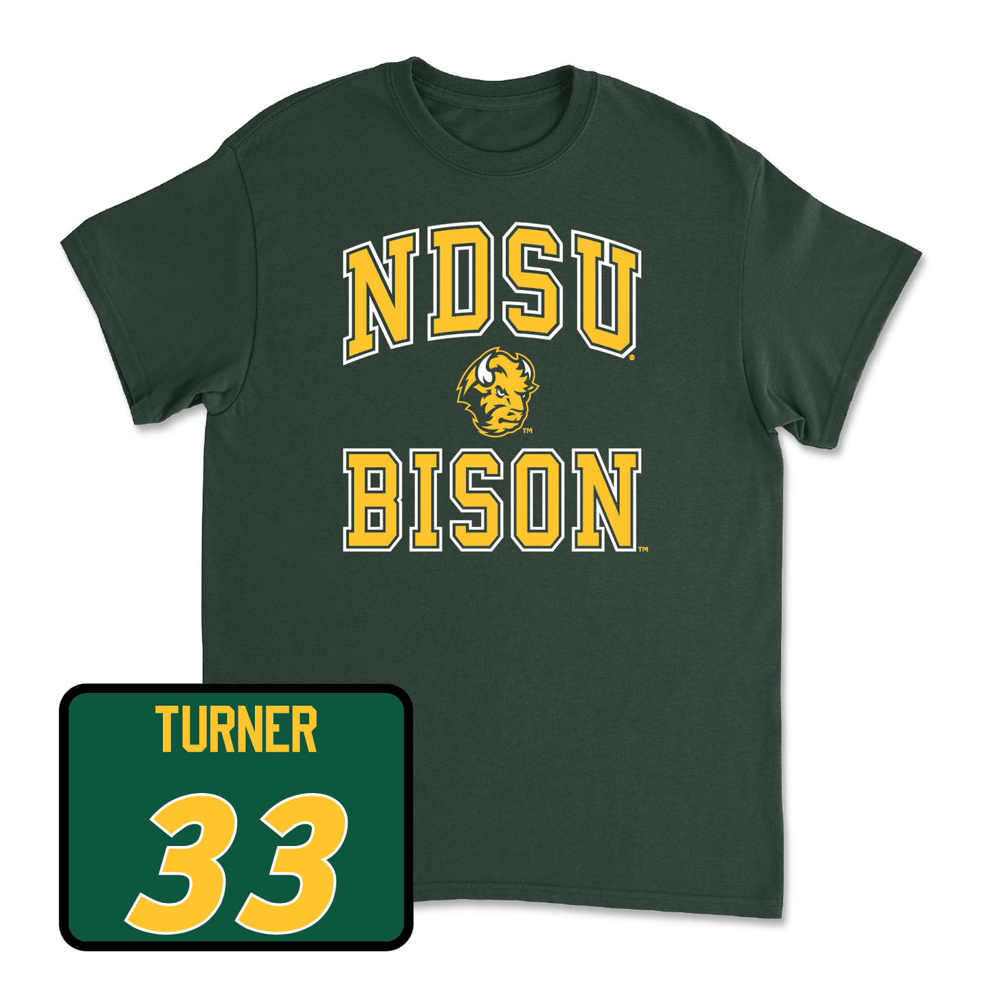 Green Football College Tee - Termaine Turner