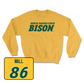 Gold Football Bison Crew - Cedric Wall