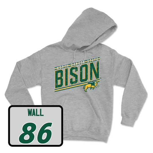 Sport Grey Football Vintage Hoodie - Cedric Wall