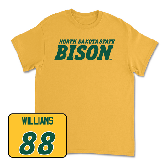 Gold Football Bison Tee - Carson Williams