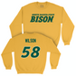 Gold Football Bison Crew  - Keenan Wilson