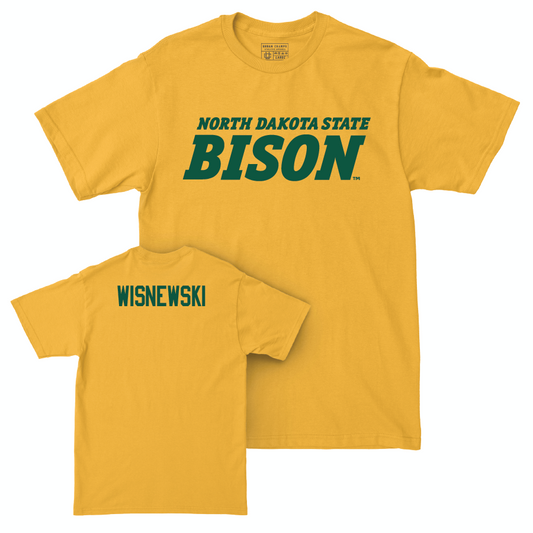 Gold Track & Field Bison Tee  - Elise Wisnewski