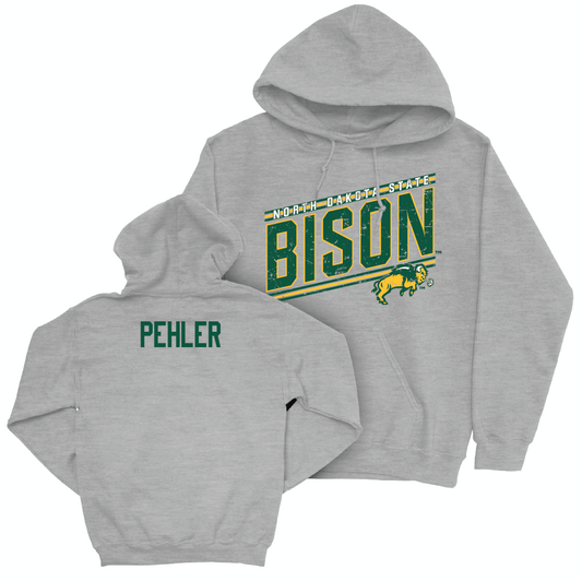 Sport Grey Track & Field Vintage Hoodie  - Casidi Pehler