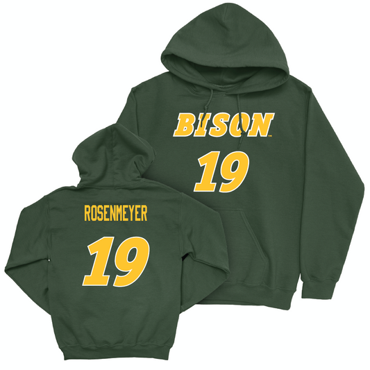 Green Football Player Hoodie  - Will Rosenmeyer