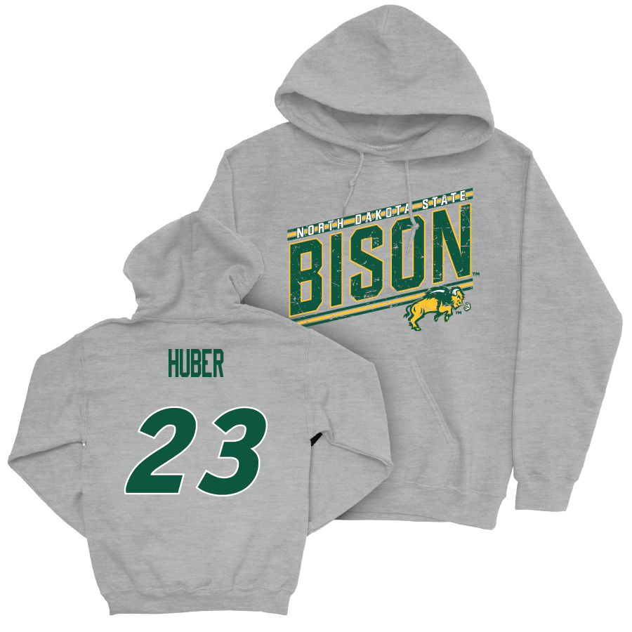 Sport Grey Football Vintage Hoodie  - Kegan Huber