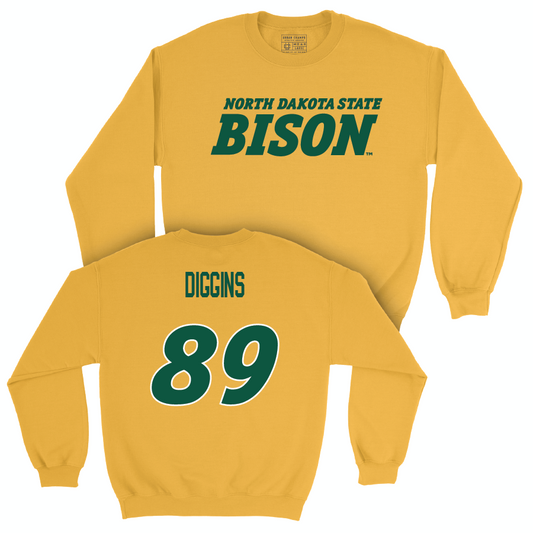 Gold Football Bison Crew  - Finn Diggins