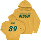 Gold Football Bison Hoodie  - Finn Diggins