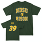 Green Football College Tee  - Landon Meier