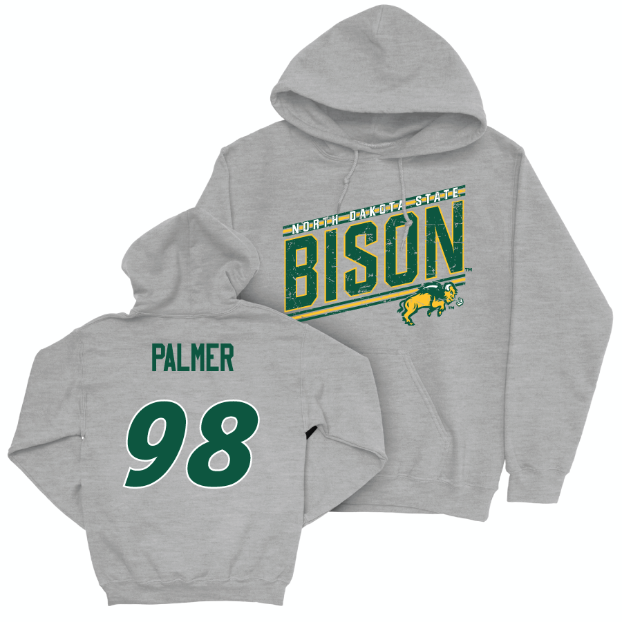 Sport Grey Football Vintage Hoodie   - Brennan Palmer