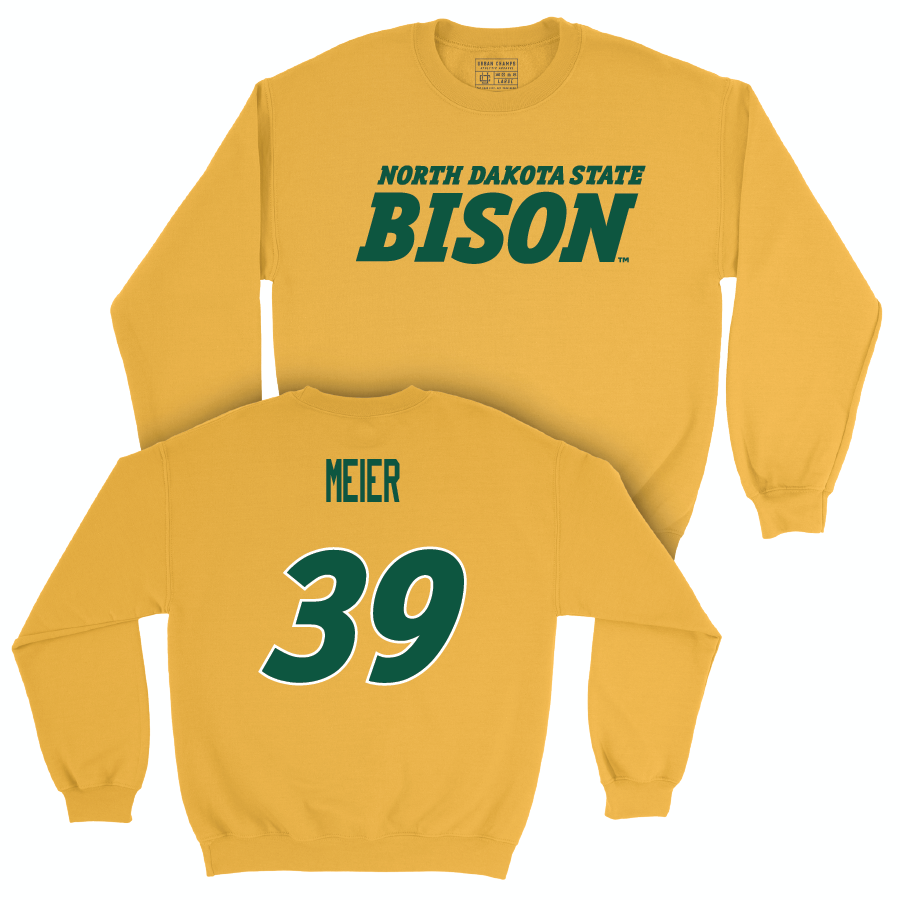 Gold Football Bison Crew  - Landon Meier