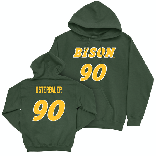 Green Football Player Hoodie  - Wyatt Osterbauer